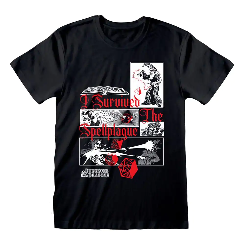 Dungeons & Dragons T-Shirt Ich habe die Spellplague überlebt Produktfoto