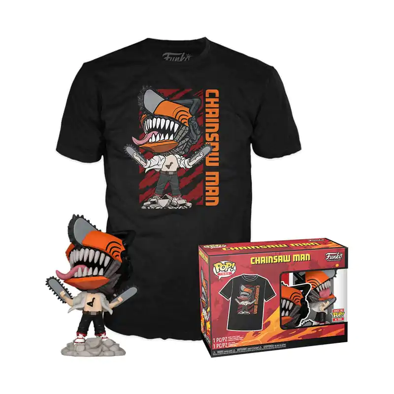 Chainsaw Man Funko POP! & T-Shirt Box Chainsaw Man Leaping Produktfoto