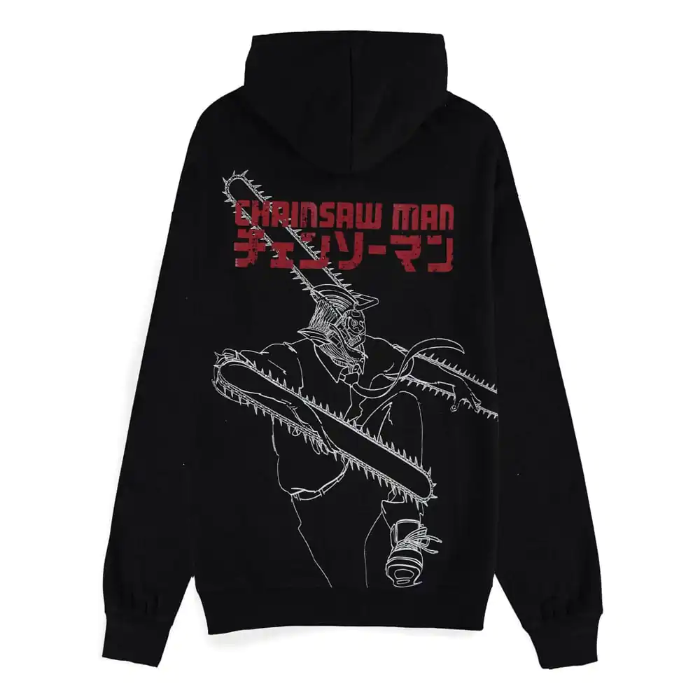 Chainsaw Man Reißverschluss Kapuzenpullover Chainsaw Devil Produktfoto