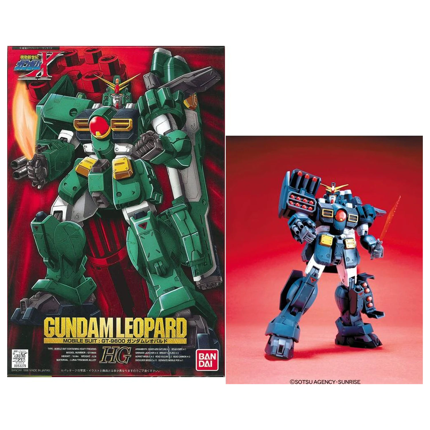 1/100 Gundam Leopard Modellbausatz Produktfoto