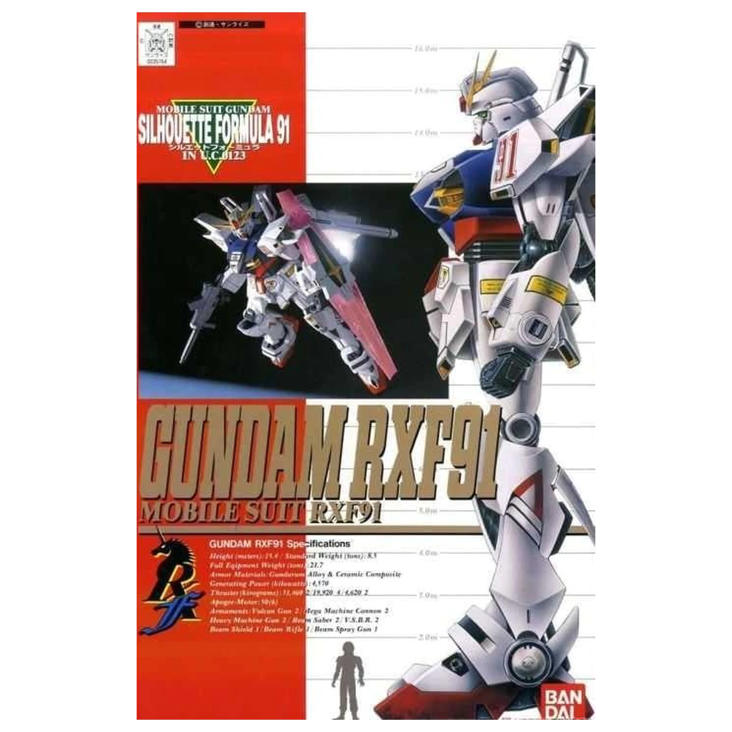 1/100 Gundam RXF91 Modellbausatz Produktfoto