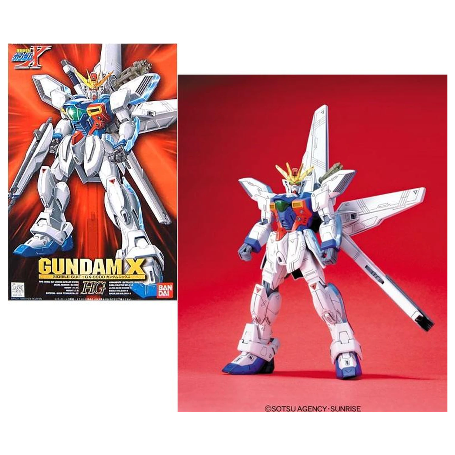 1/100 Gundam X Modellbausatz Produktfoto