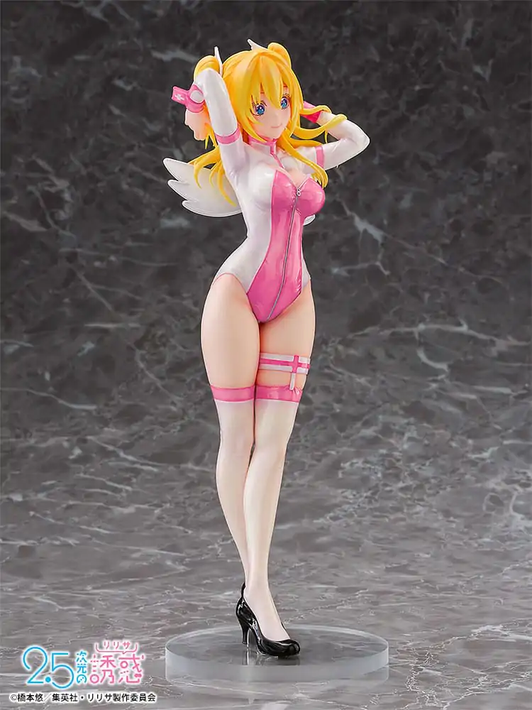 2.5 Dimensional Seduction PVC Statue 1/7 Liliel Angel School spin-off Training Suit/Ririsa 25 cm Produktfoto