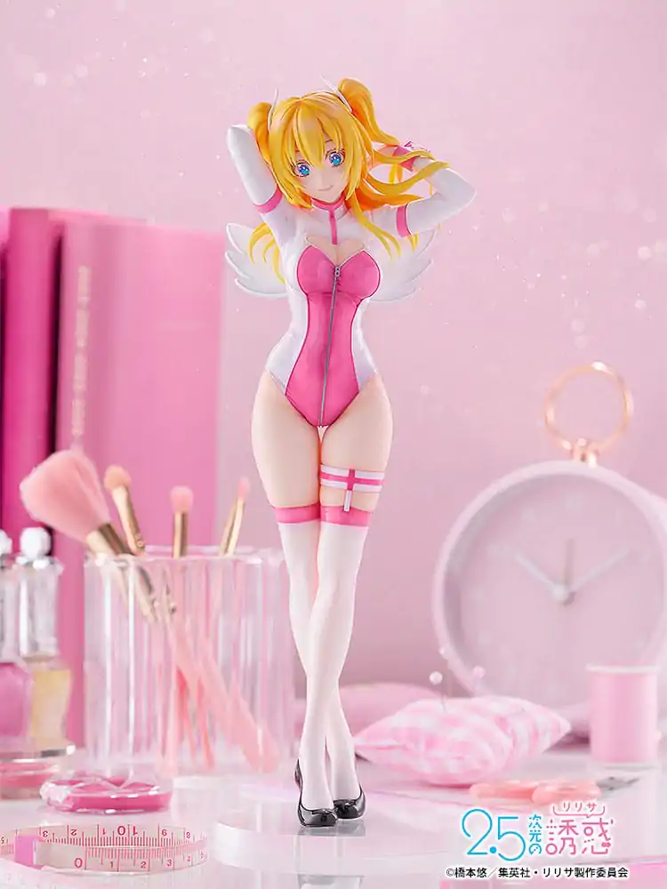 2.5 Dimensional Seduction PVC Statue 1/7 Liliel Angel School spin-off Training Suit/Ririsa 25 cm Produktfoto