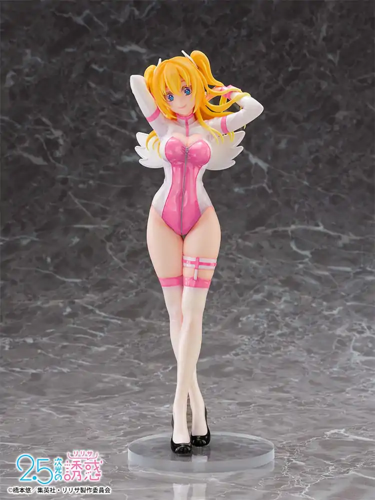 2.5 Dimensional Seduction PVC Statue 1/7 Liliel Angel School spin-off Training Suit/Ririsa 25 cm Produktfoto