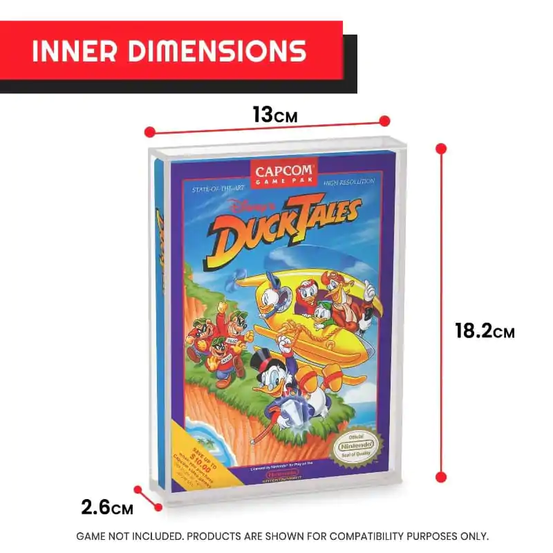 Acrylgehäuse 2er-Pack für NES Spiele Produktfoto