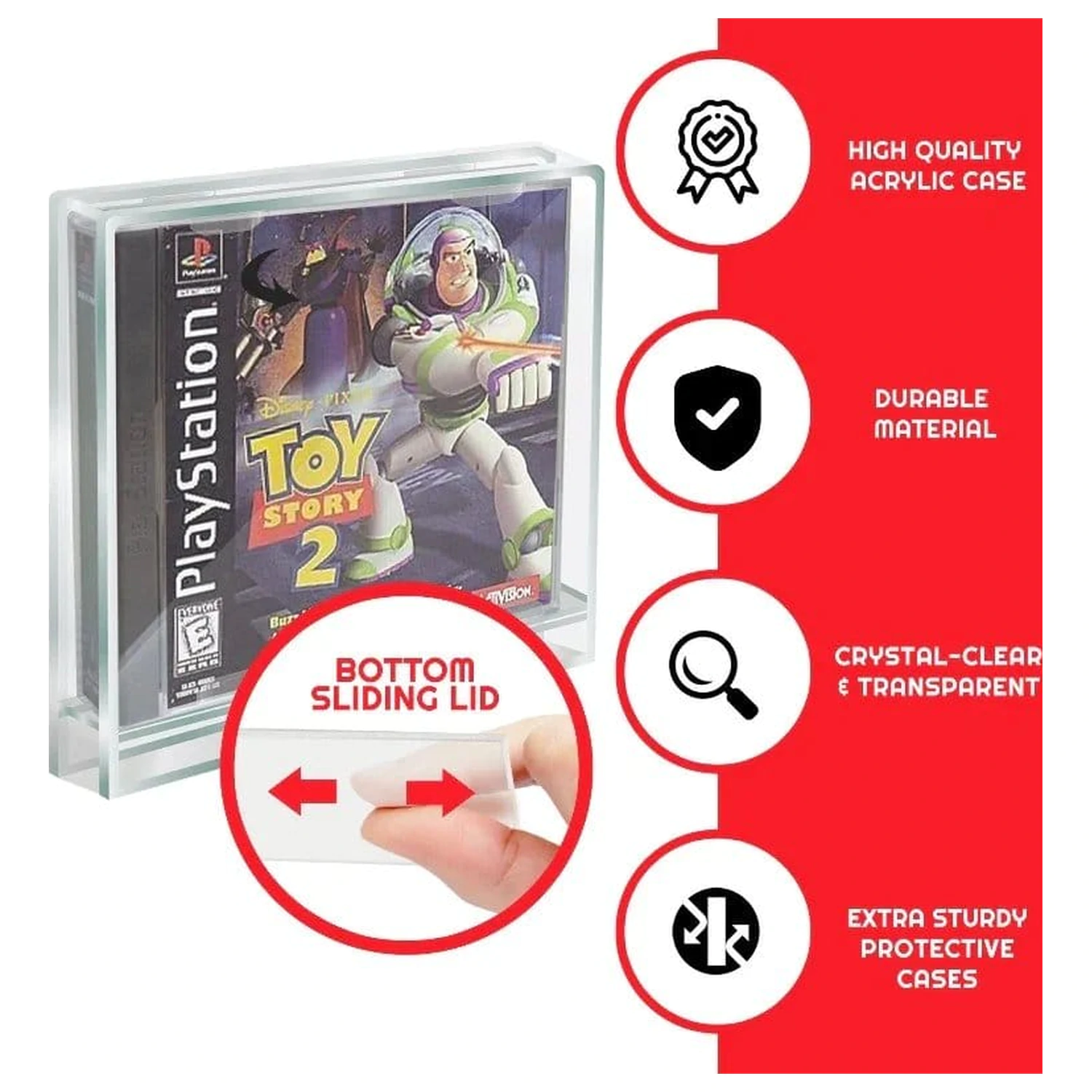 Acryl-Hülle 2er-Pack für PlayStation 1 Produktfoto