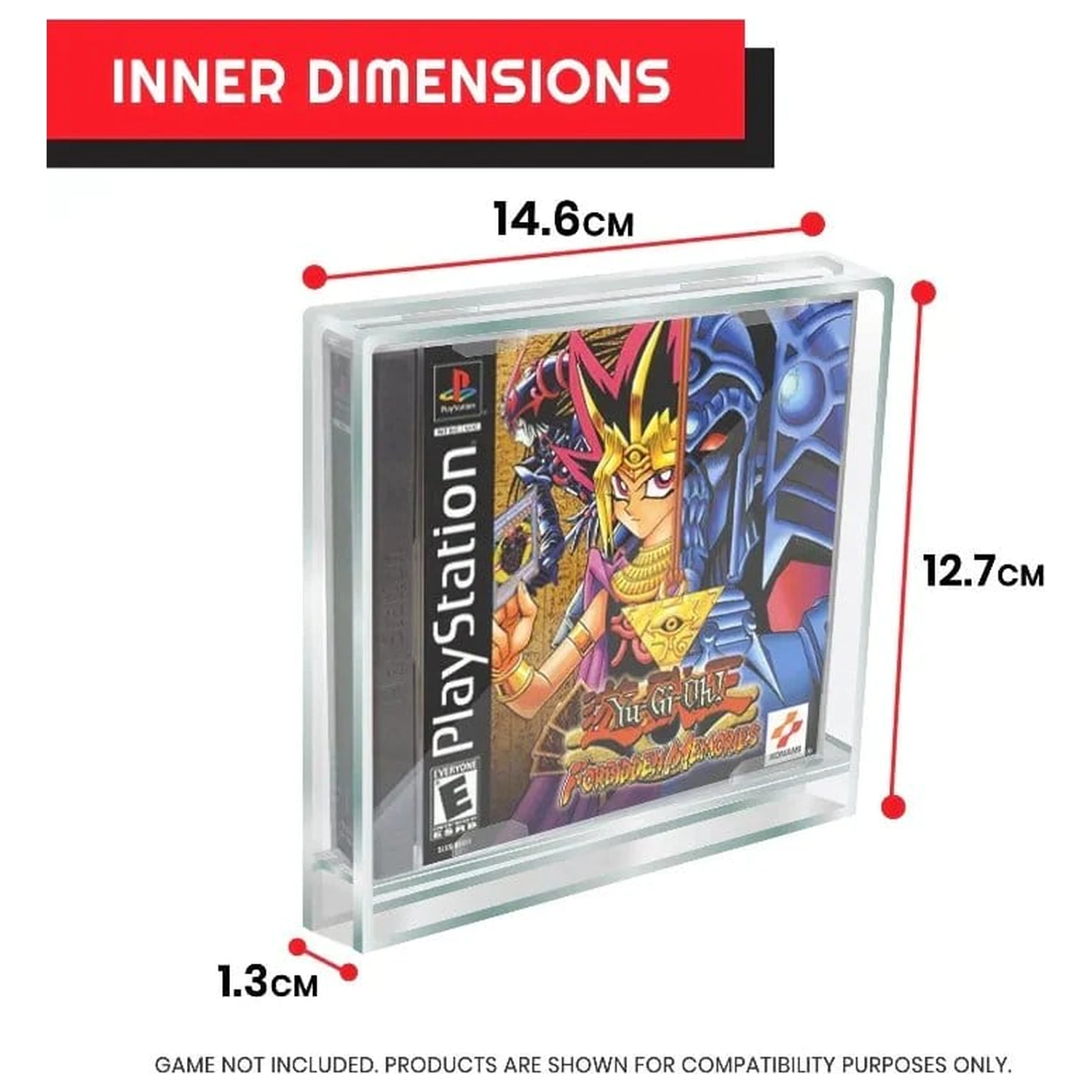 Acryl-Hülle 2er-Pack für PlayStation 1 Produktfoto