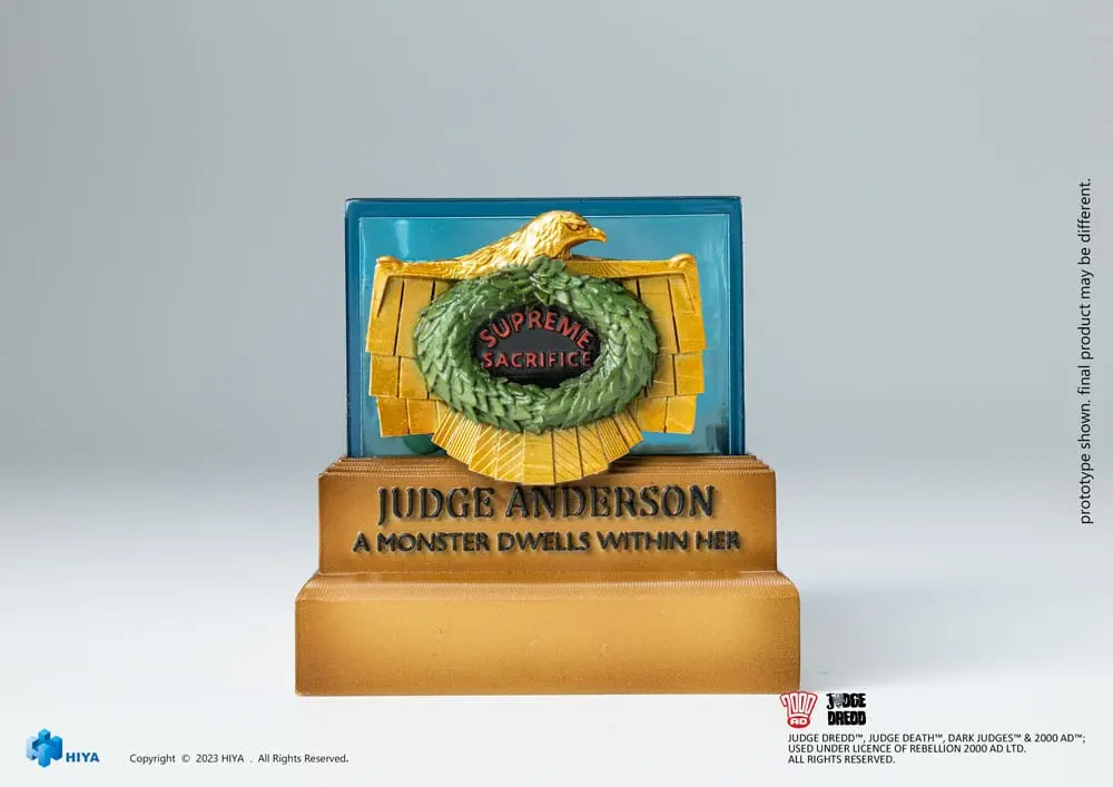 2000 AD Exquisite Mini Actionfigur 1/18 Judge Dredd Judge Anderson Hall of Heroes 10 cm termékfotó