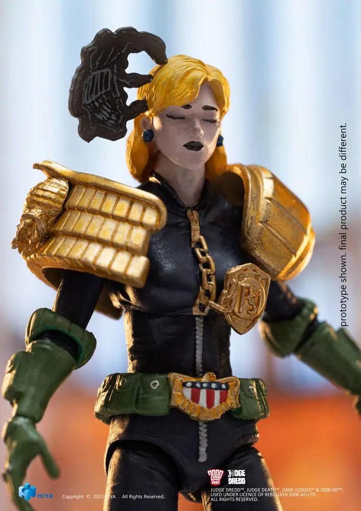 2000 AD Exquisite Mini Actionfigur 1/18 Judge Dredd Judge Anderson Hall of Heroes 10 cm termékfotó