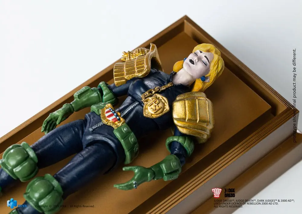 2000 AD Exquisite Mini Actionfigur 1/18 Judge Dredd Judge Anderson Hall of Heroes 10 cm termékfotó