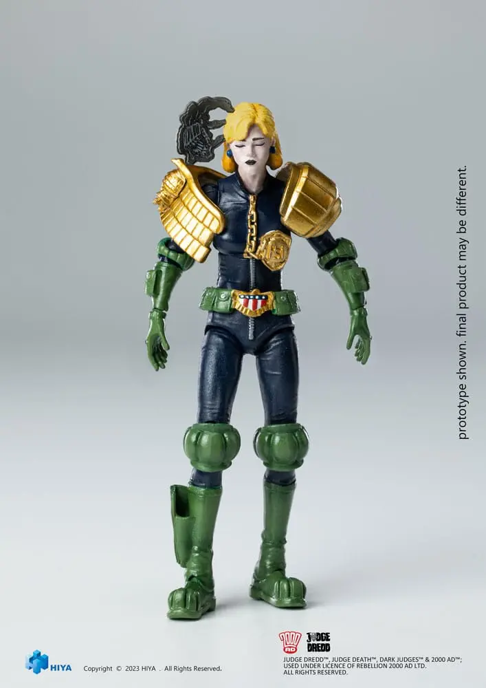 2000 AD Exquisite Mini Actionfigur 1/18 Judge Dredd Judge Anderson Hall of Heroes 10 cm termékfotó