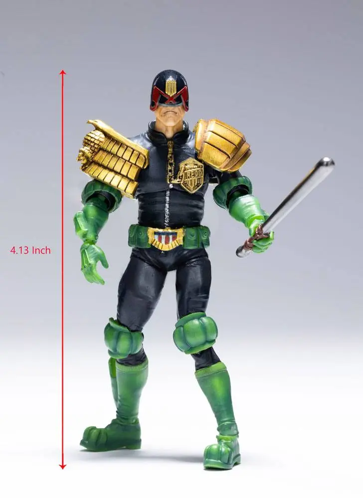 2000 AD Exquisite Mini Actionfigur 1/18 Judge Dredd 10 cm Produktfoto