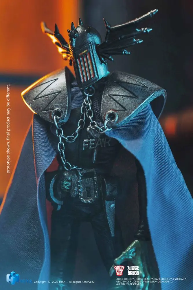 2000 AD Exquisite Mini Actionfigur 1/18 Judge Fear 10 cm Produktfoto