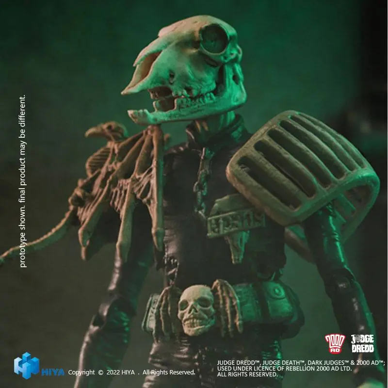 2000 AD Exquisite Mini Actionfigur 1/18 Judge Mortis 11 cm Produktfoto