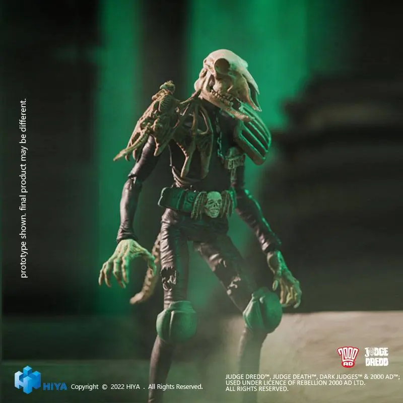 2000 AD Exquisite Mini Actionfigur 1/18 Judge Mortis 11 cm Produktfoto