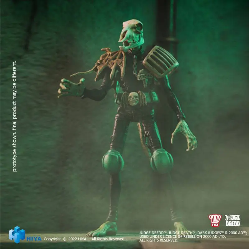2000 AD Exquisite Mini Actionfigur 1/18 Judge Mortis 11 cm Produktfoto