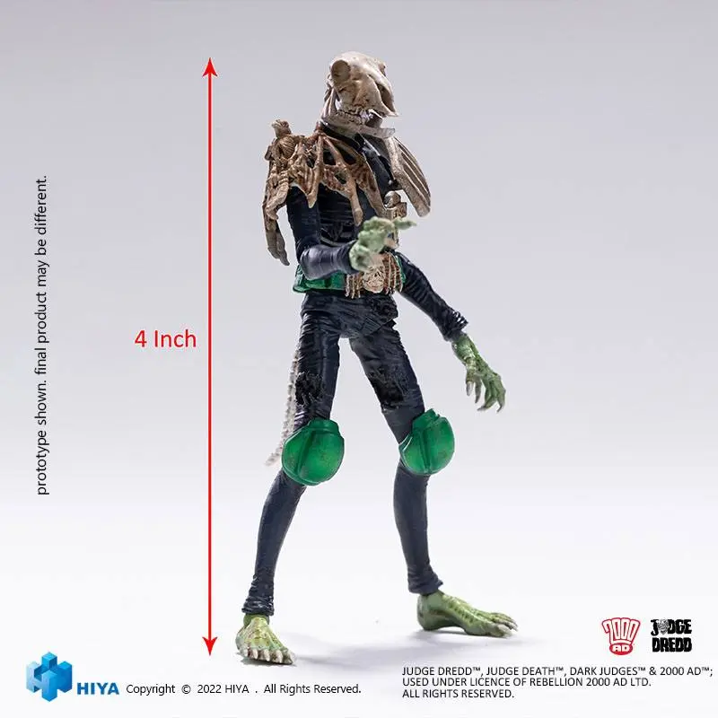 2000 AD Exquisite Mini Actionfigur 1/18 Judge Mortis 11 cm Produktfoto