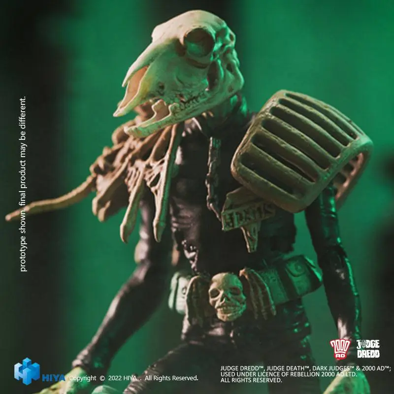 2000 AD Exquisite Mini Actionfigur 1/18 Judge Mortis 11 cm Produktfoto