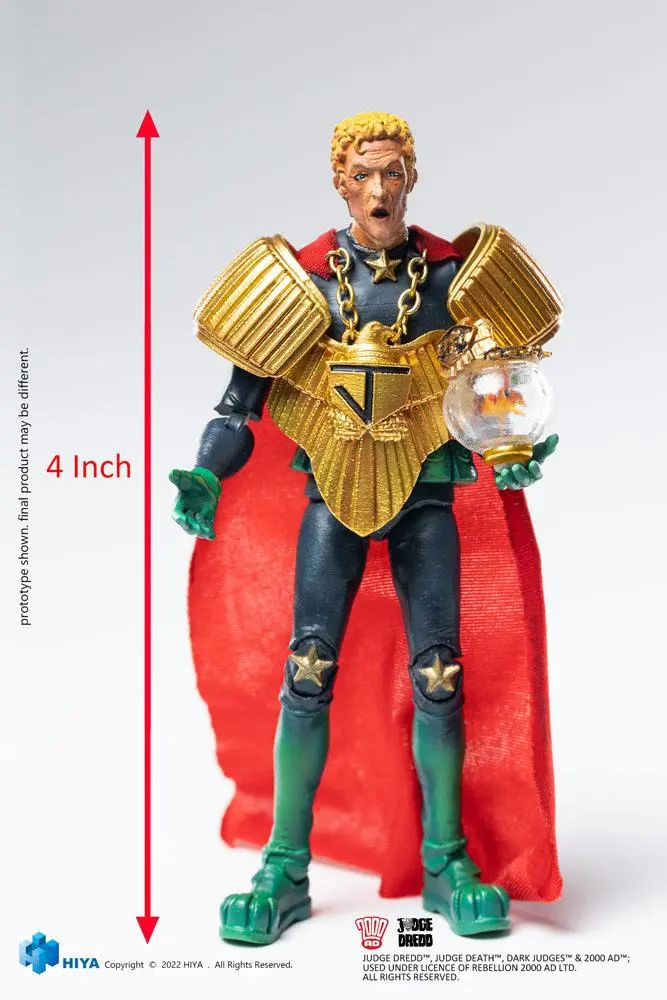 2000 AD Exquisite Mini Actionfigur 1/18 Chief Judge Caligula 10 cm Produktfoto