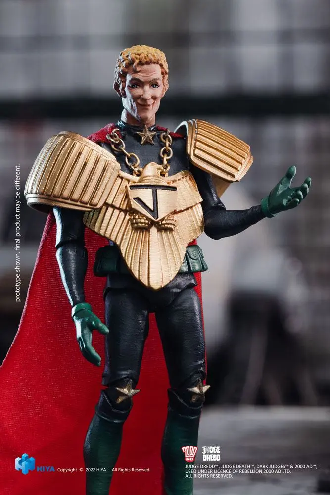 2000 AD Exquisite Mini Actionfigur 1/18 Chief Judge Caligula 10 cm Produktfoto