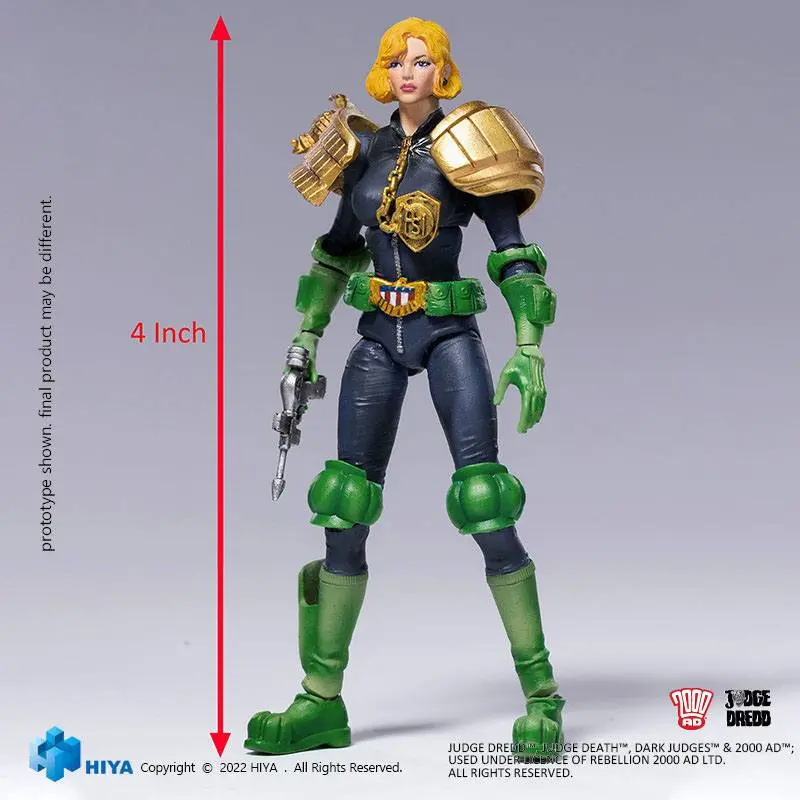 2000 AD Exquisite Mini Actionfigur 1/18 Judge Anderson 10 cm Produktfoto