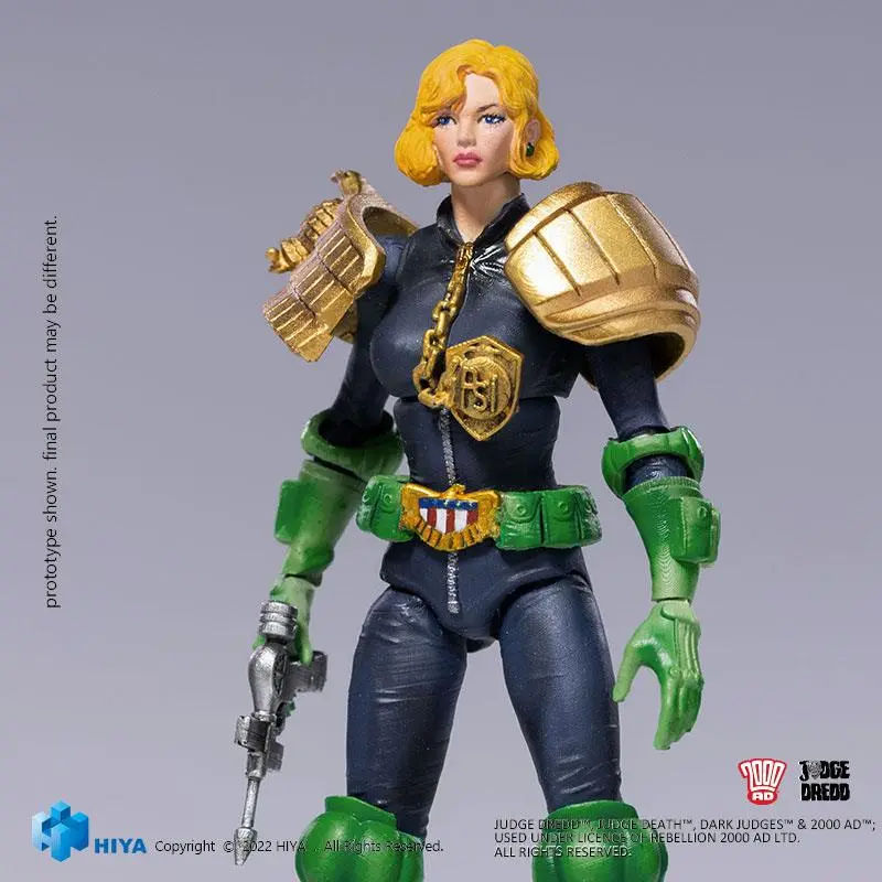 2000 AD Exquisite Mini Actionfigur 1/18 Judge Anderson 10 cm Produktfoto