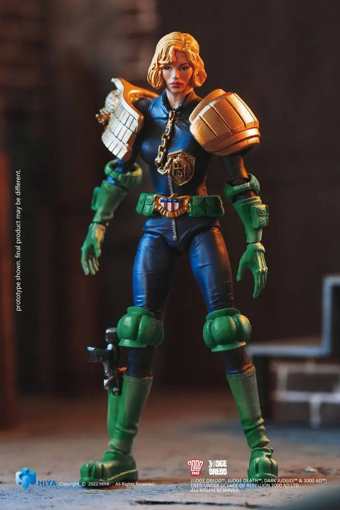 2000 AD Exquisite Mini Actionfigur 1/18 Judge Anderson 10 cm Produktfoto