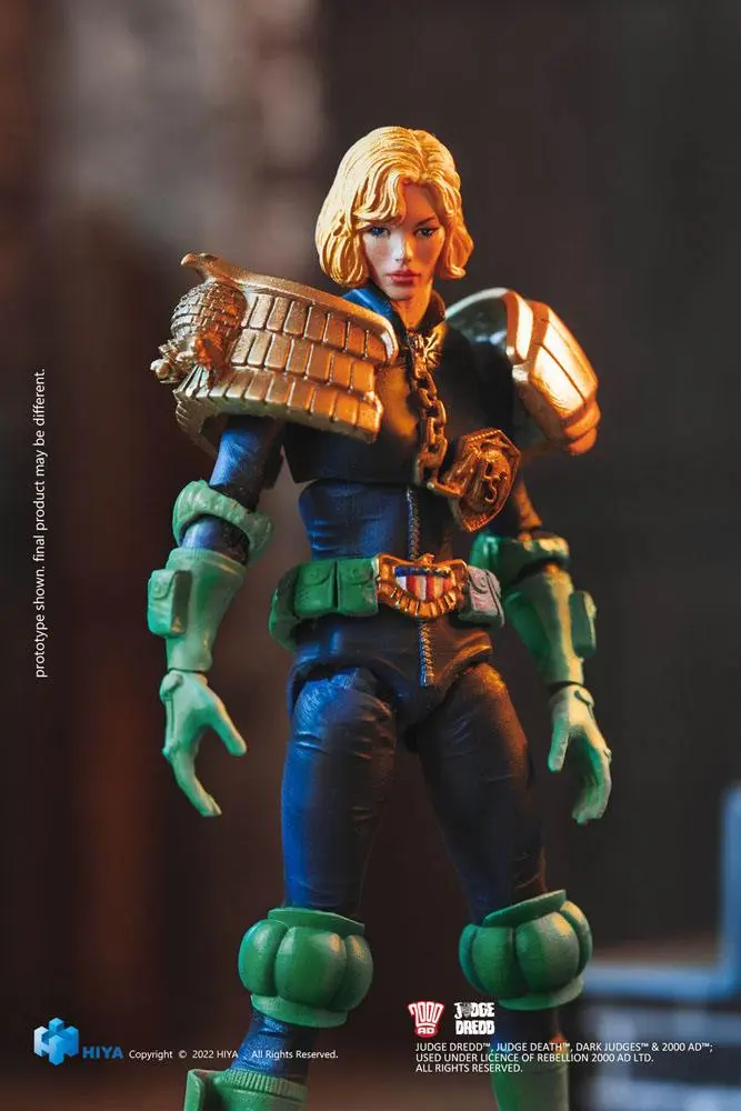 2000 AD Exquisite Mini Actionfigur 1/18 Judge Anderson 10 cm Produktfoto