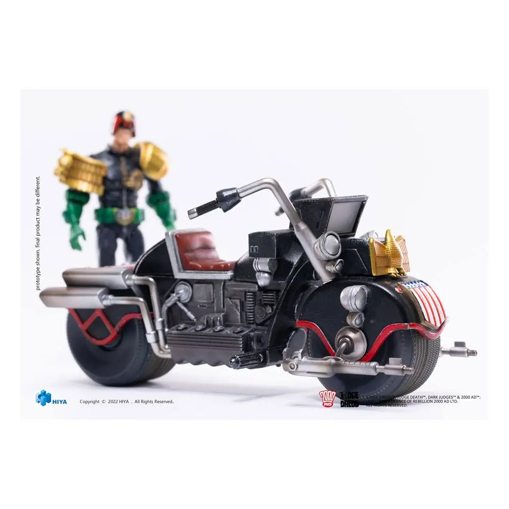 2000 AD Exquisite Mini Actionfigur 1/18 Judge Dredd & Lawmaster MK 2 Set 10 cm termékfotó