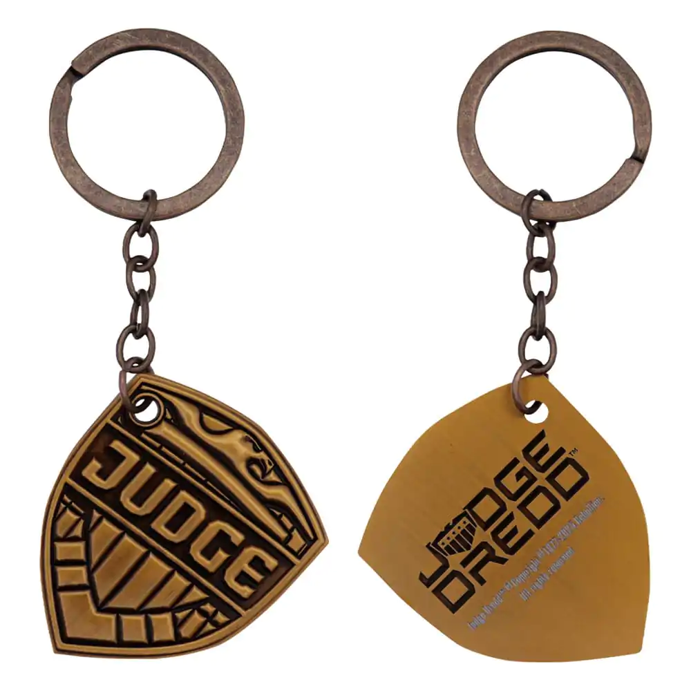2000 AD Schlüsselanhänger Judge Dredd Abzeichen Limited Edition Produktfoto