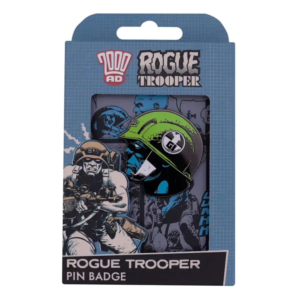 2000 AD Anstecker Rogue Trooper GI Limitierte Auflage Produktfoto