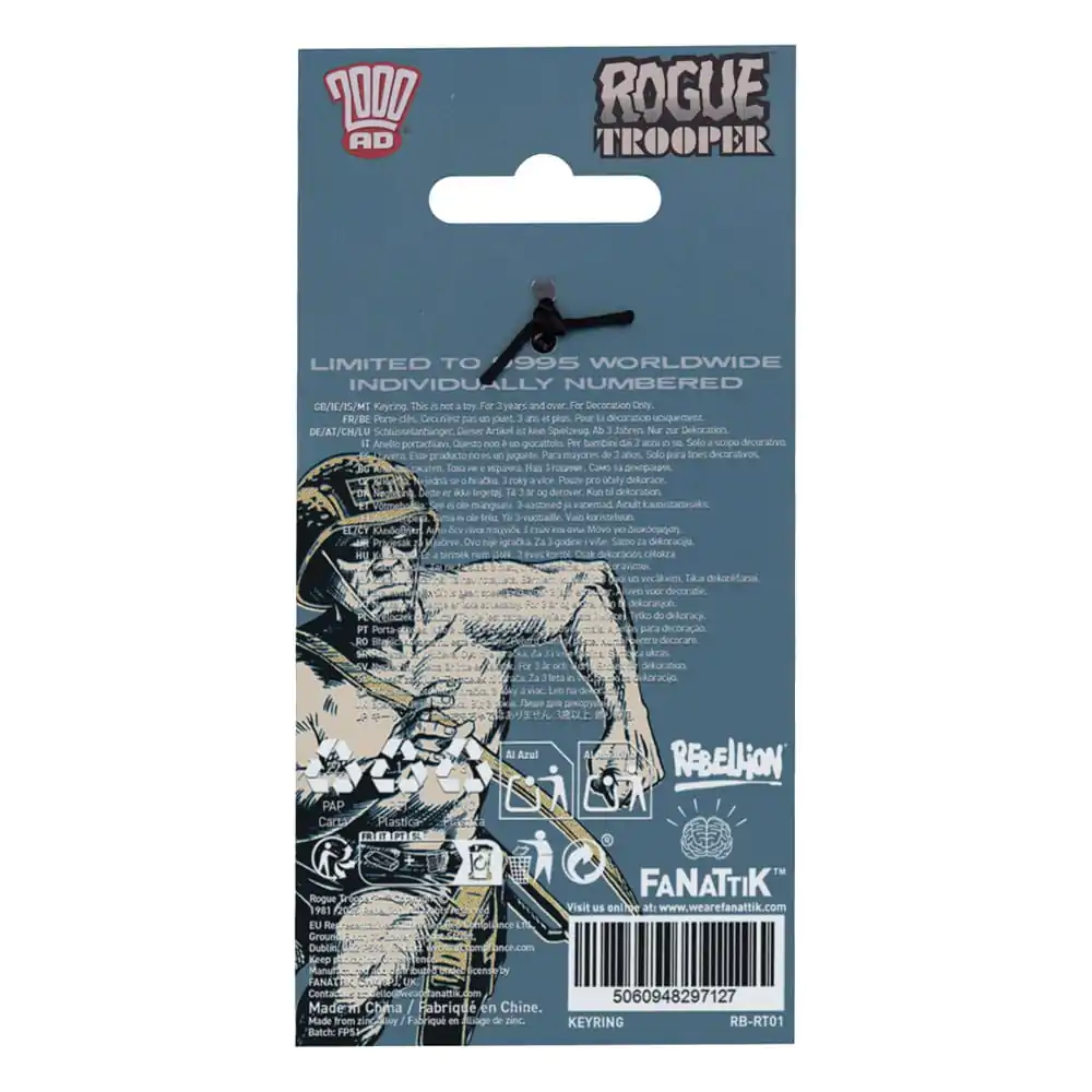 2000 AD Schlüsselanhänger Rogue Trooper Limited Edition Produktfoto