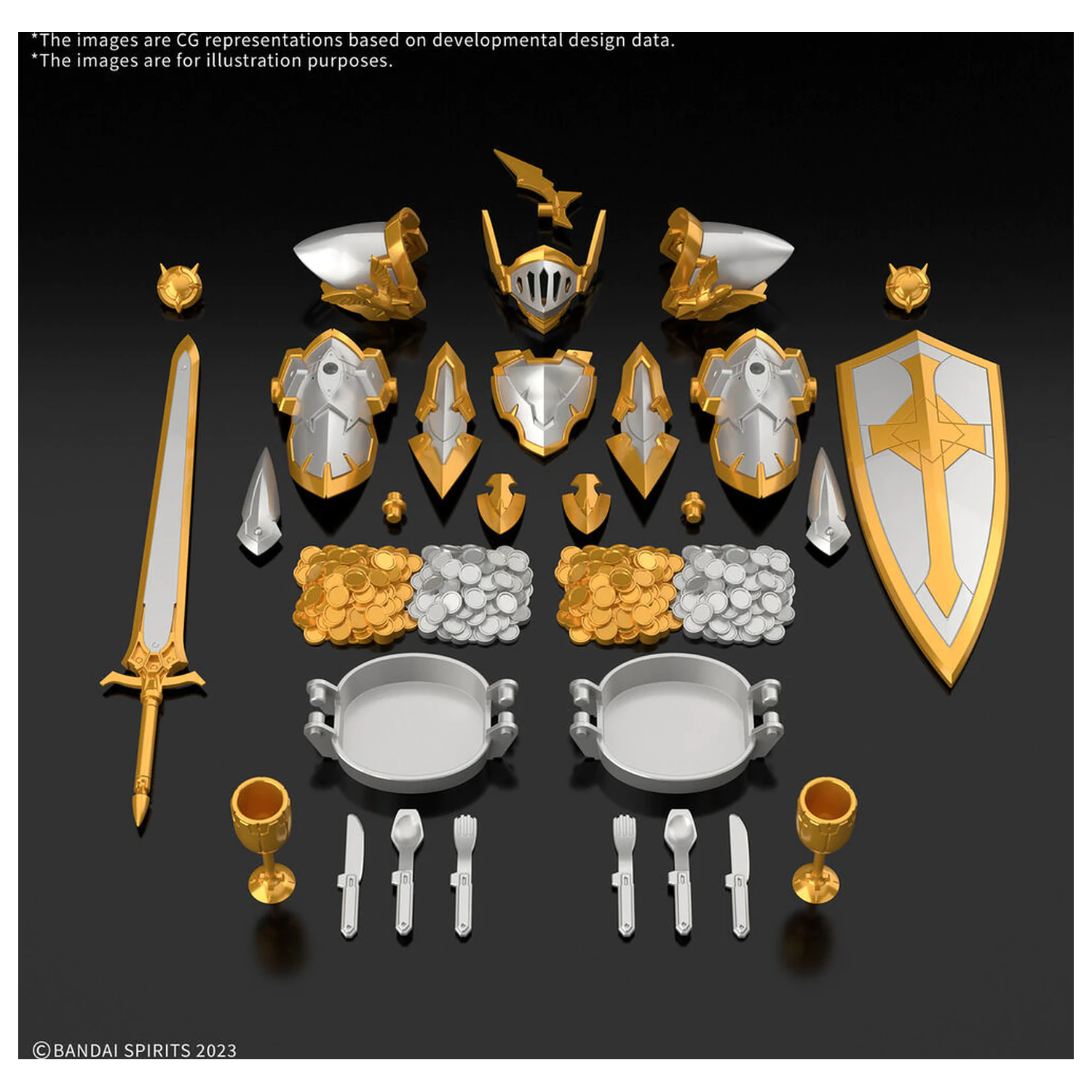 30 Minuten Fantasy Item Shop 6 Gold- & Silber-Optionsteile Produktfoto