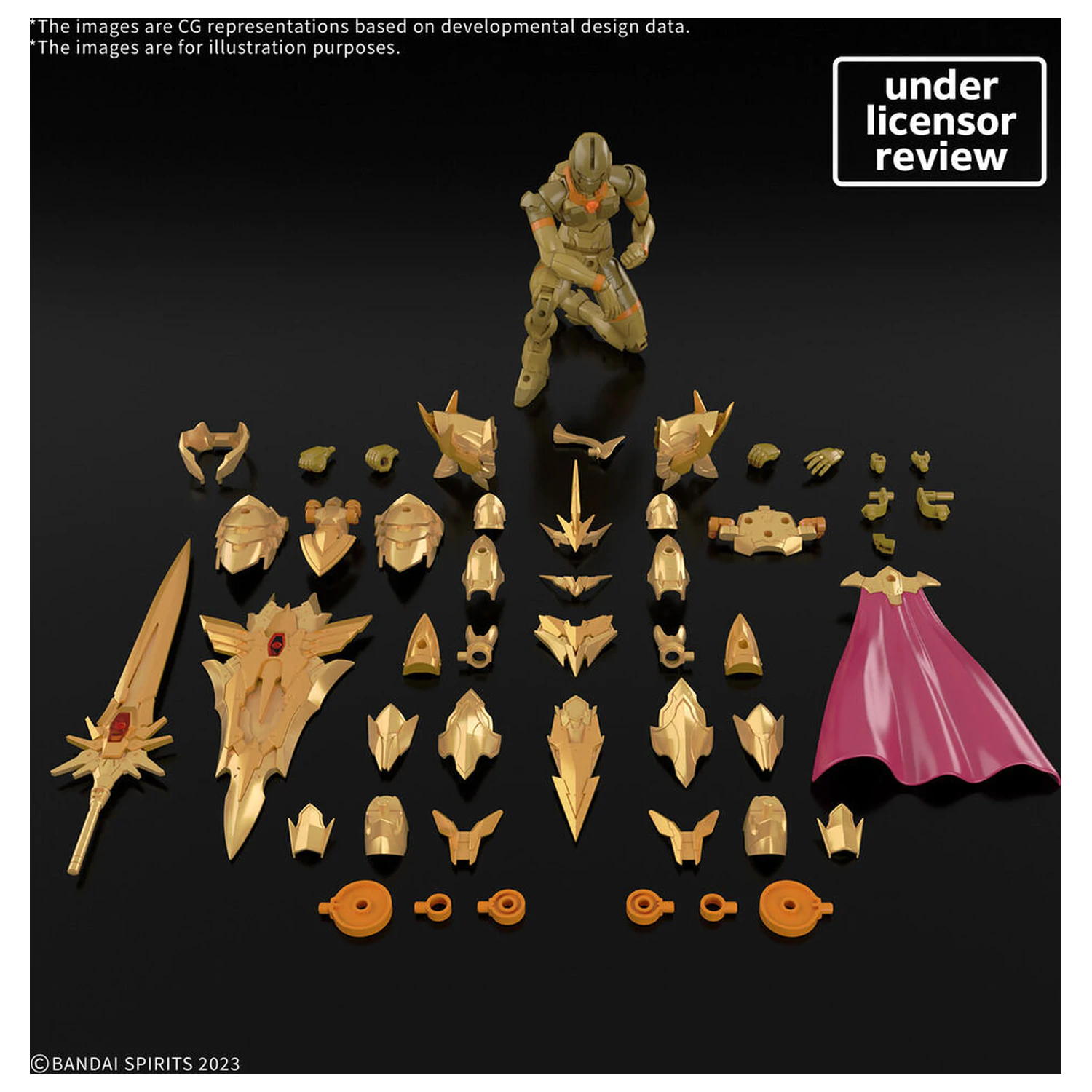 30 Minuten Fantasy Superior Arch Knight Modellbausatz Produktfoto