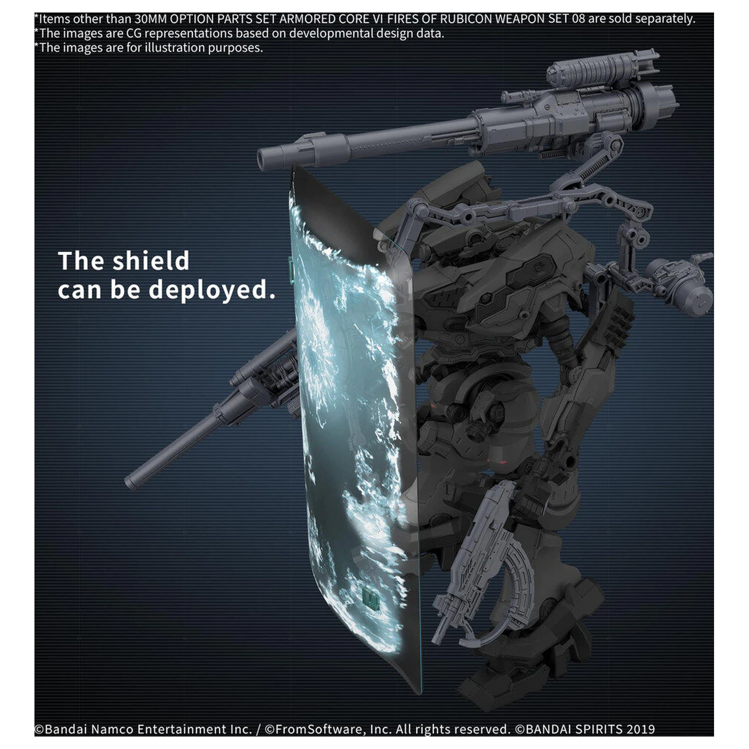 30 Minutes Missions Option Teile Set Armored Core VI Weapon Set 08 Produktfoto