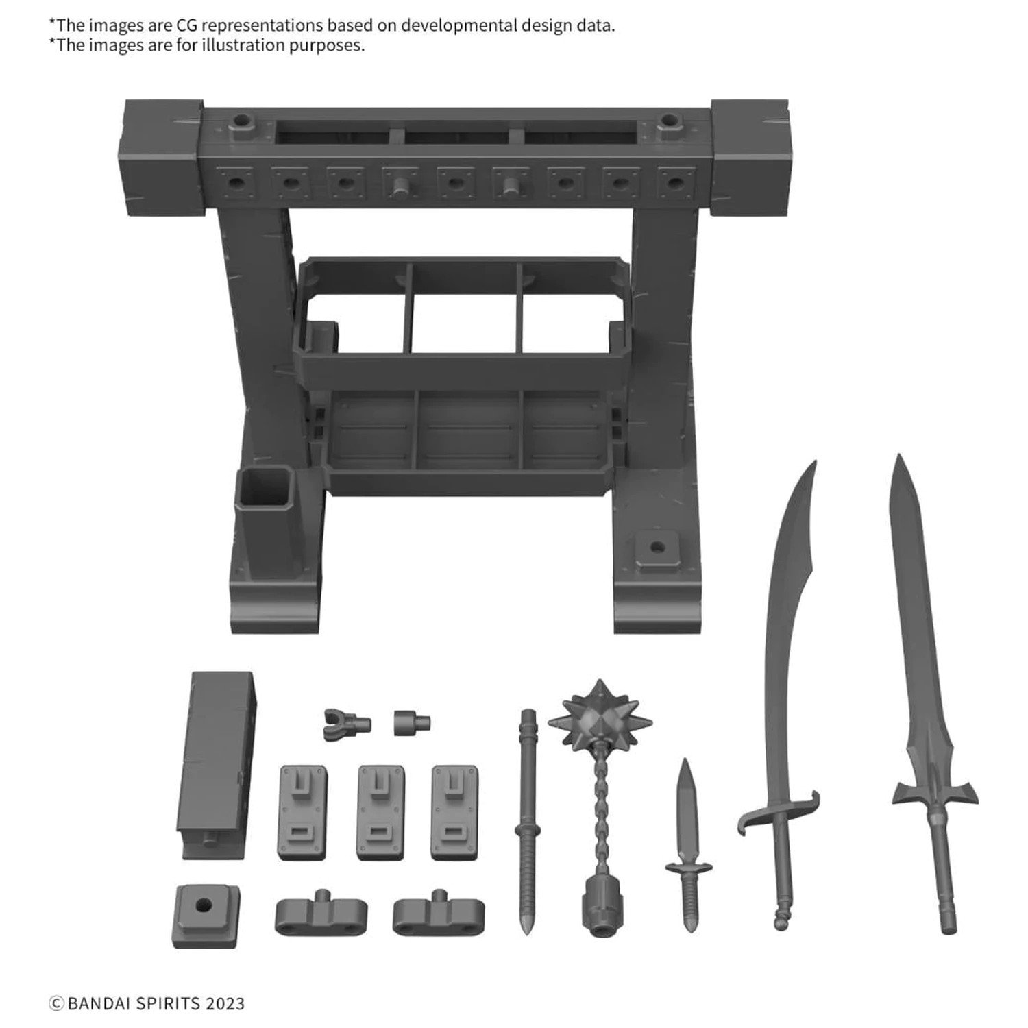 30MF Item Shop 3 (Waffen Option) Modell Bausatz Produktfoto