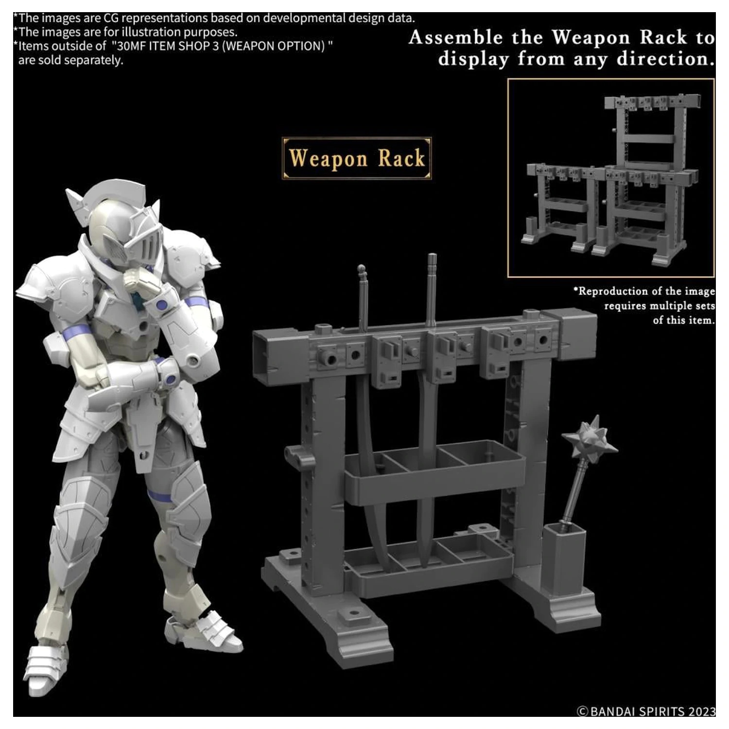 30MF Item Shop 3 (Waffen Option) Modell Bausatz Produktfoto