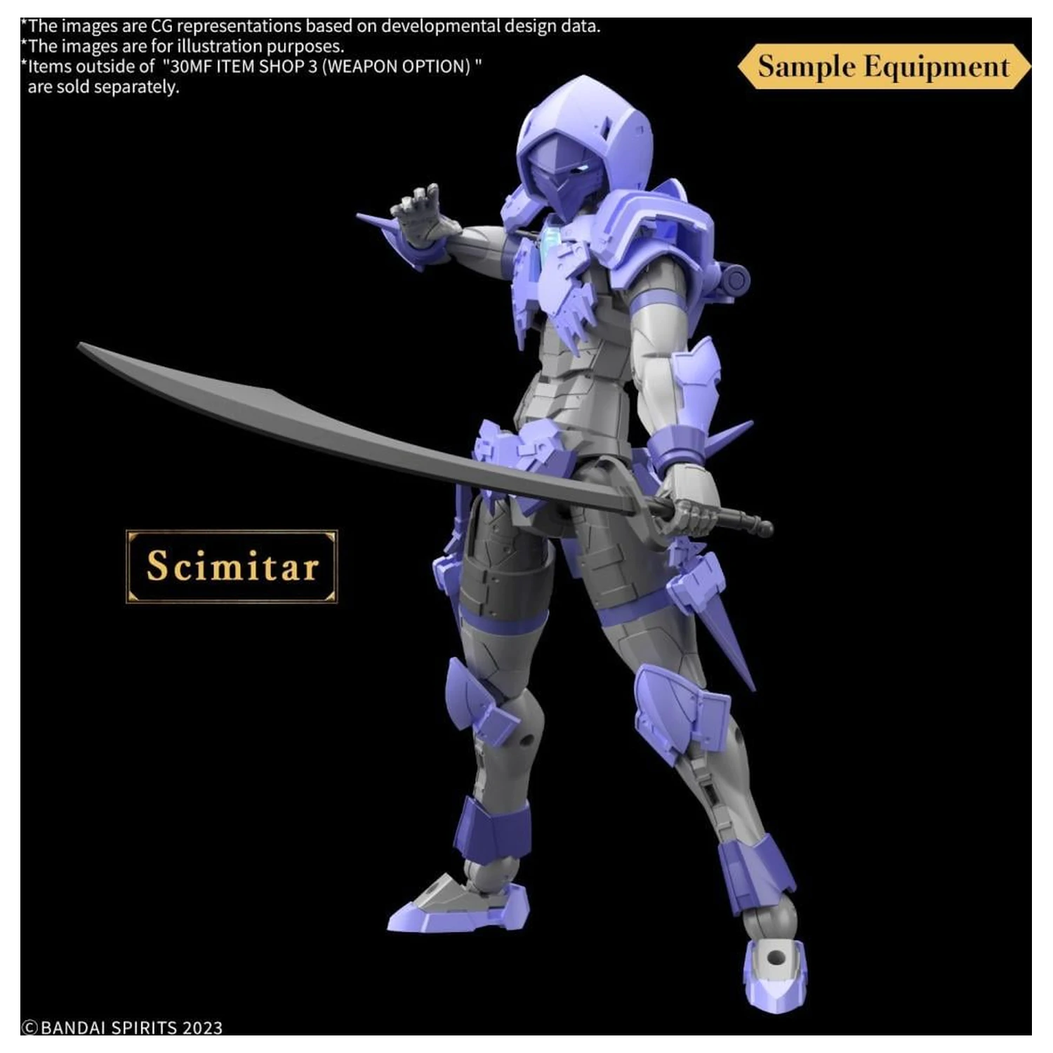 30MF Item Shop 3 (Waffen Option) Modell Bausatz Produktfoto