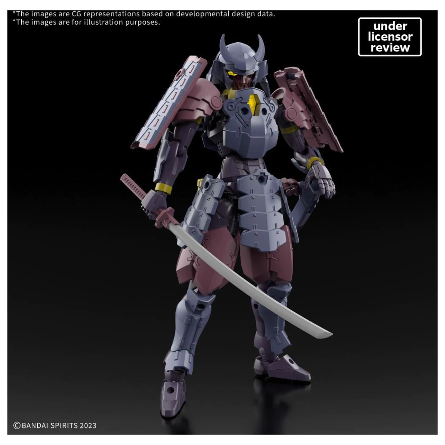 30MF Meteoric Iron Samurai Modellbausatz Produktfoto