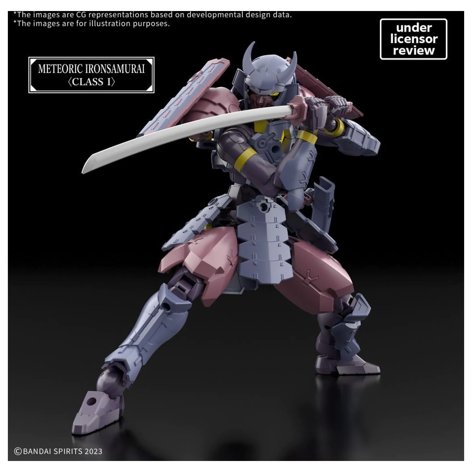 30MF Meteoric Iron Samurai Modellbausatz Produktfoto