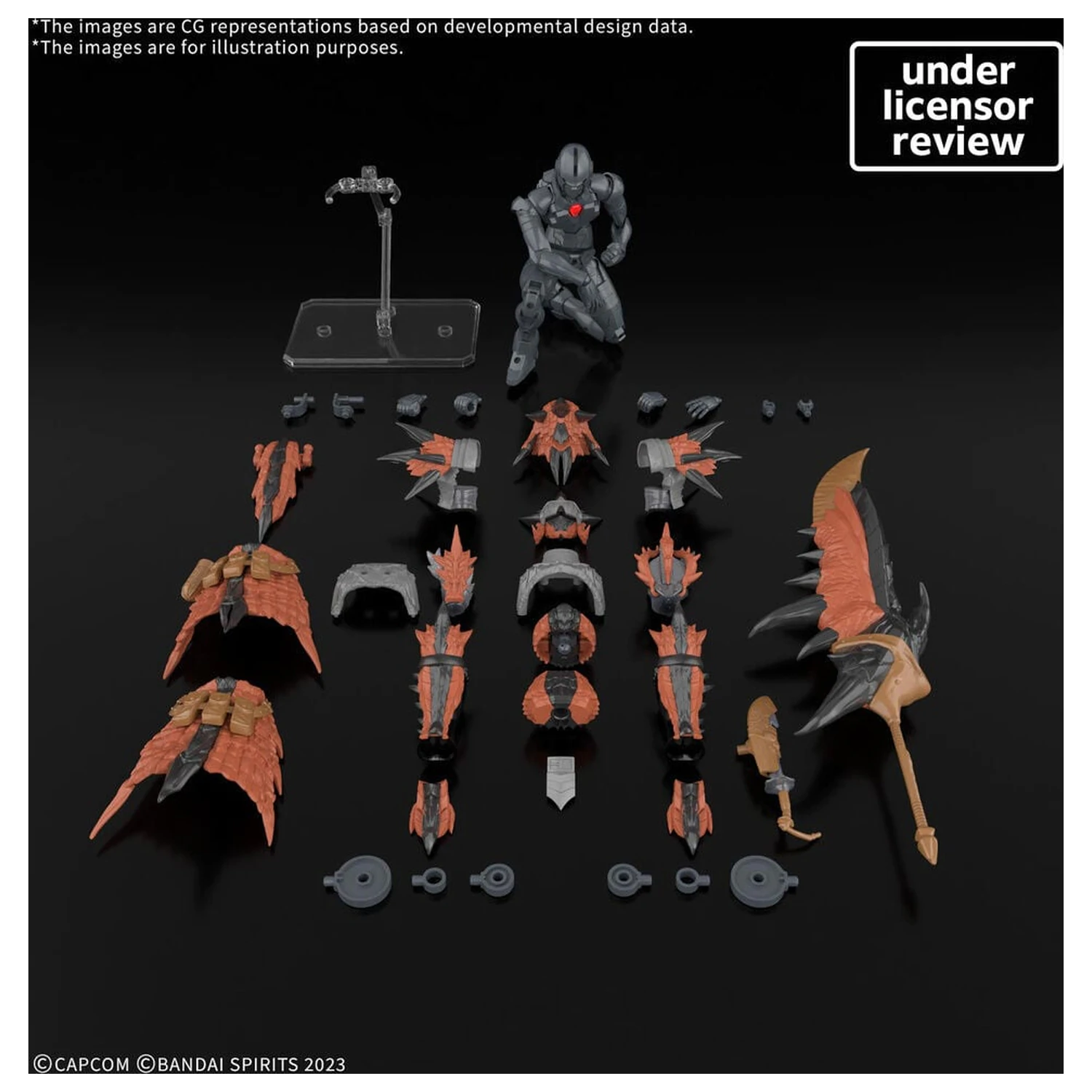 30MF Monster Hunter Wilds Rathalos Ausrüstung Rathalos Serie Zubehör Set 30 Minuten Fantasy Produktfoto