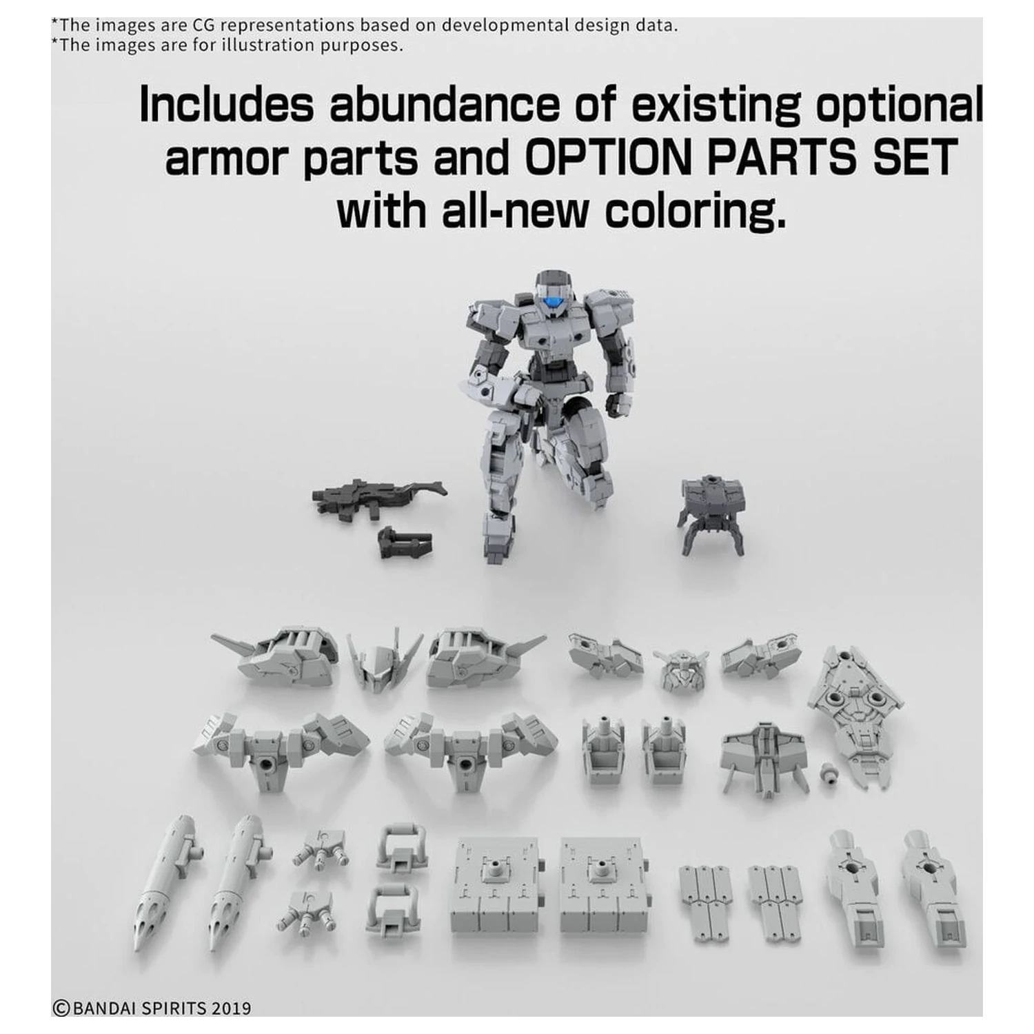 30MM 1/144 eEXM-17RE Alto Refine Modellbausatz Basis Figur 30 Minutes Missions Produktfoto