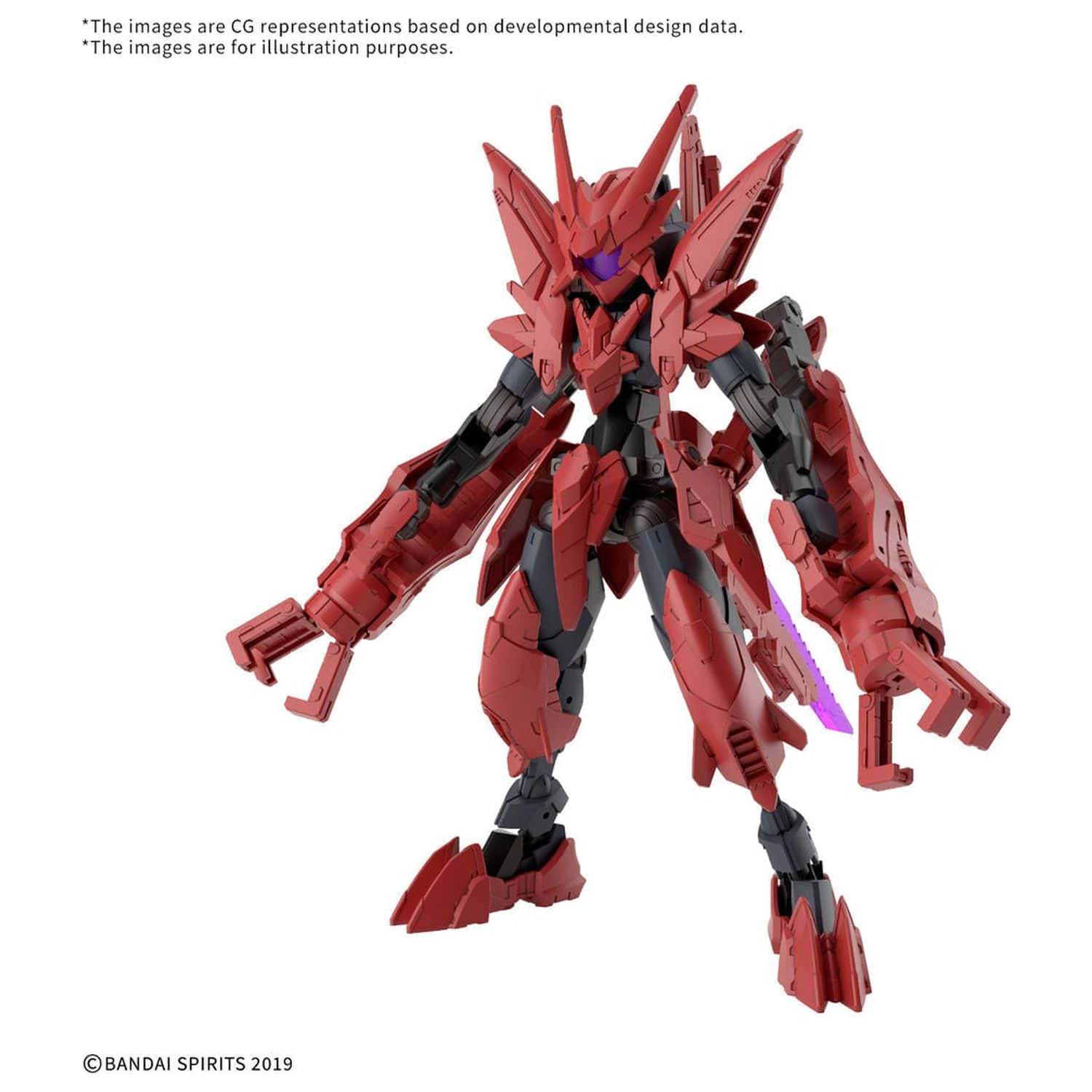 30 mm 1/144 EXM-E7b Spinatia Beast Type Modellbausatz Base Figur 30 Minutes Missions Produktfoto