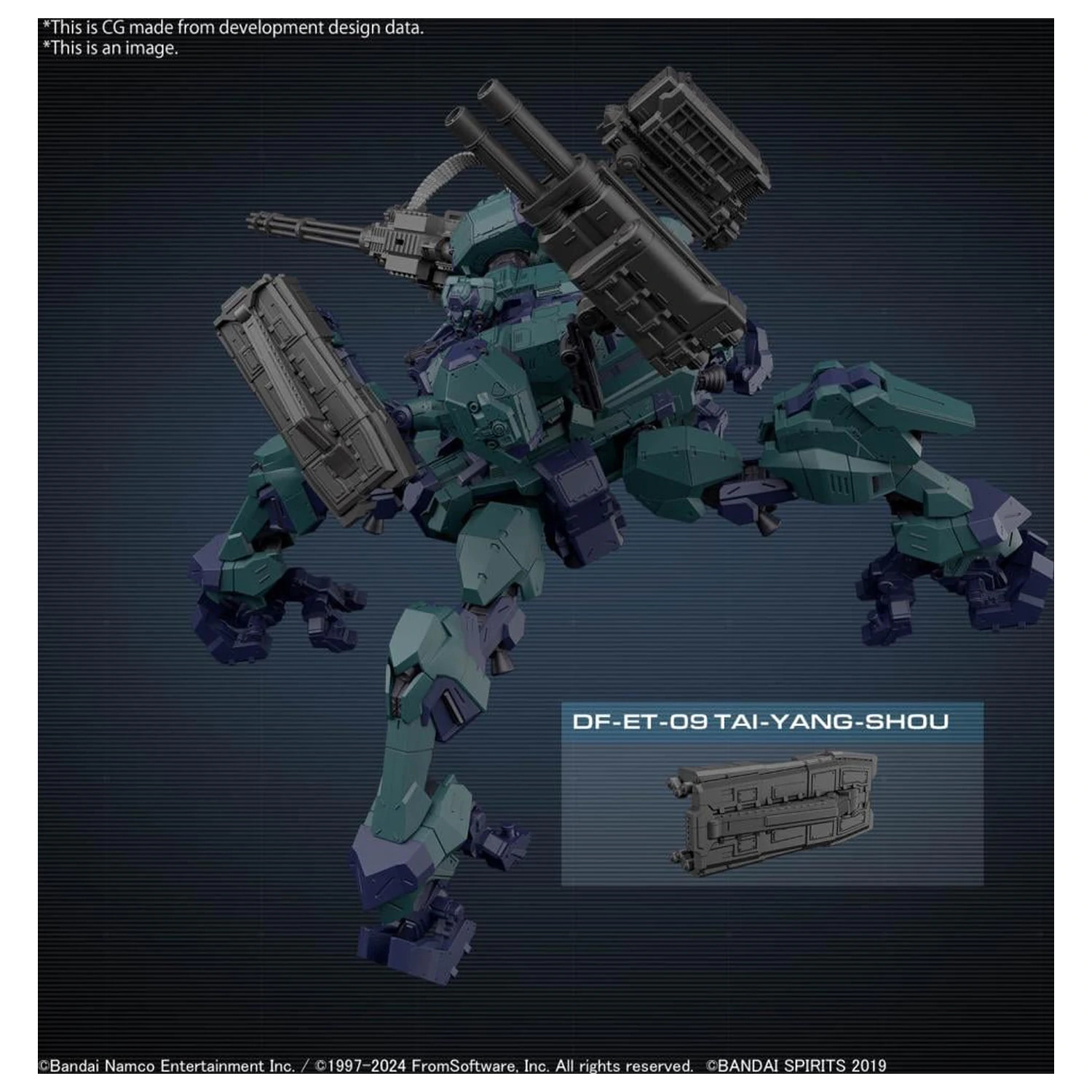30MM Armored Core VI BD-011 Melander Liger Tail Modellbausatz Produktfoto