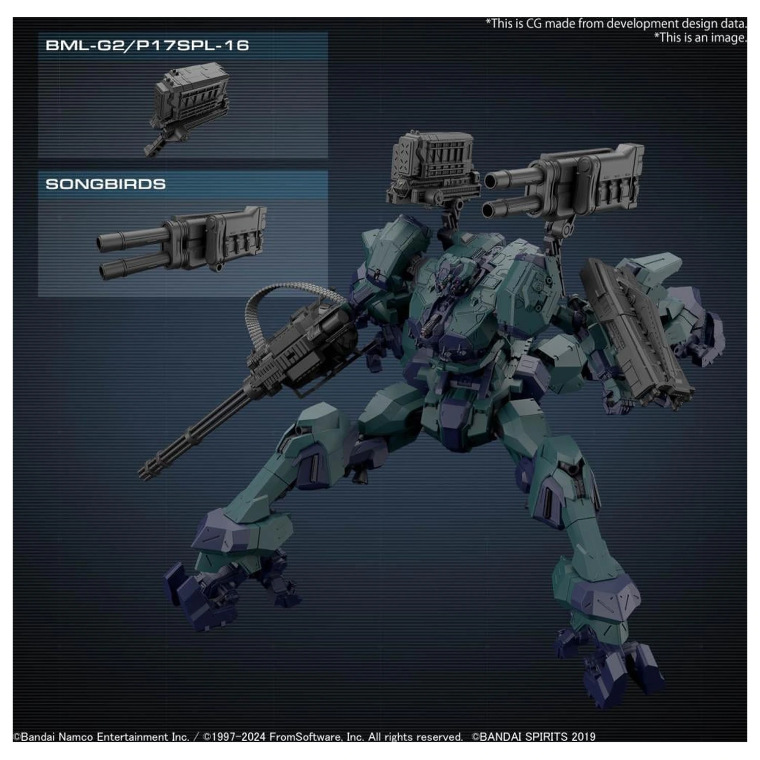 30MM Armored Core VI BD-011 Melander Liger Tail Modellbausatz Produktfoto
