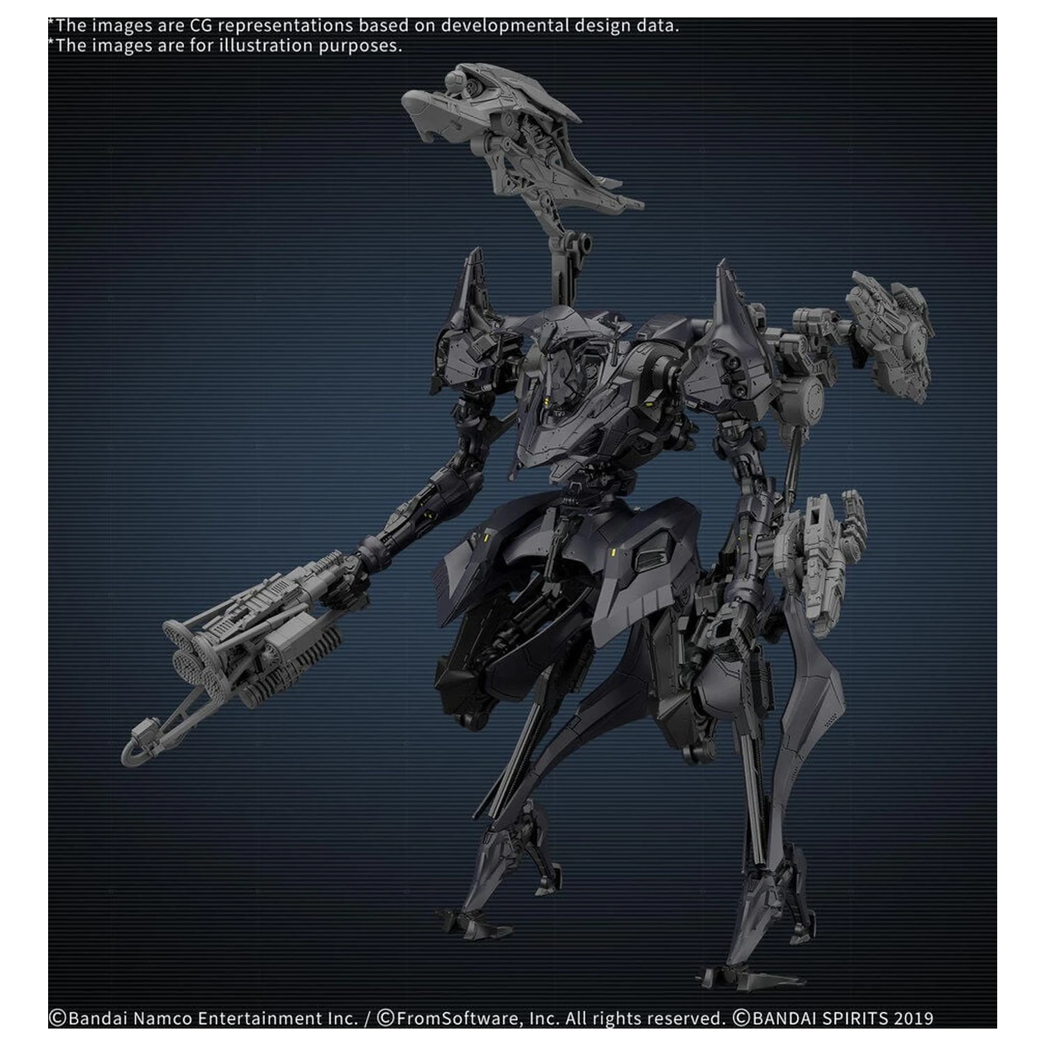 30MM Armored Core VI Fires Of Rubicon Schneider Nachtreiher 40E Dual Nature Modell Bausatz Basis Figur Produktfoto