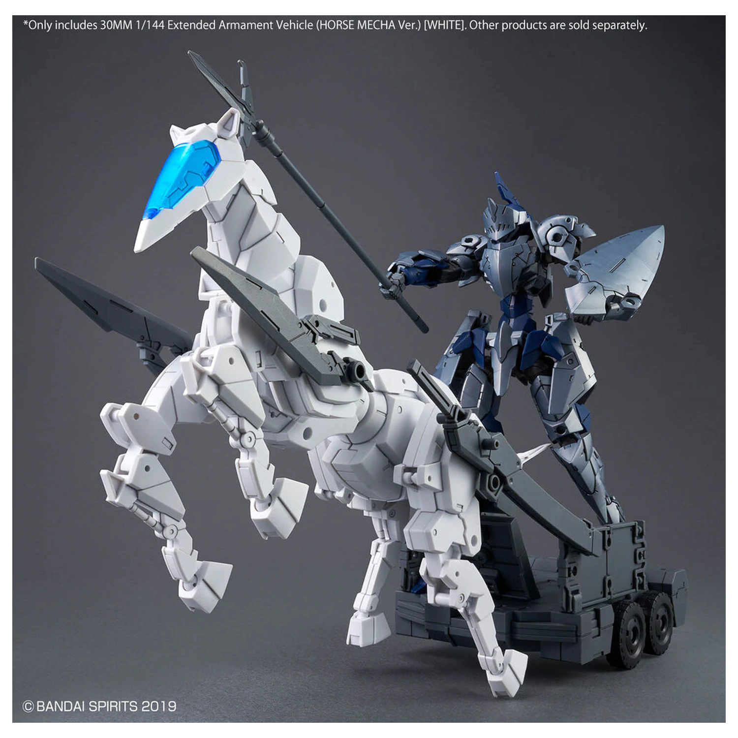30MM Erweiterungs Exa-Vehicle Horse Mecha Ver. White Produktfoto