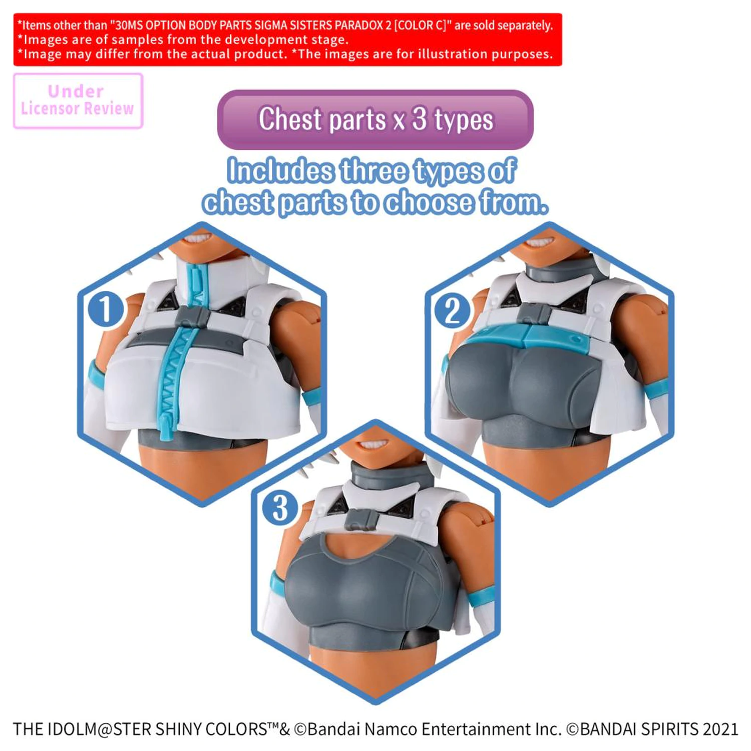30MS Option Body Parts Sigma Sisters Paradox 2 (Color C) Modellbausatz Zubehörpaket Produktfoto