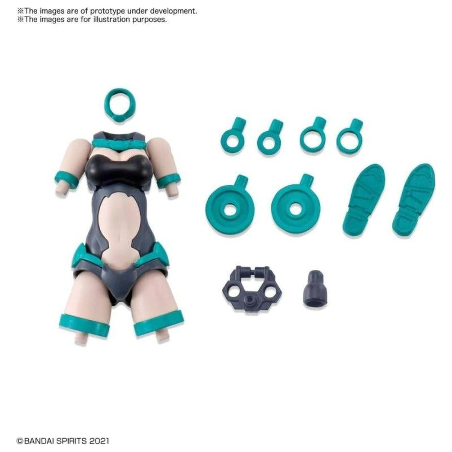 30MS Option Körperteile Typ A01 Model Kit Produktfoto